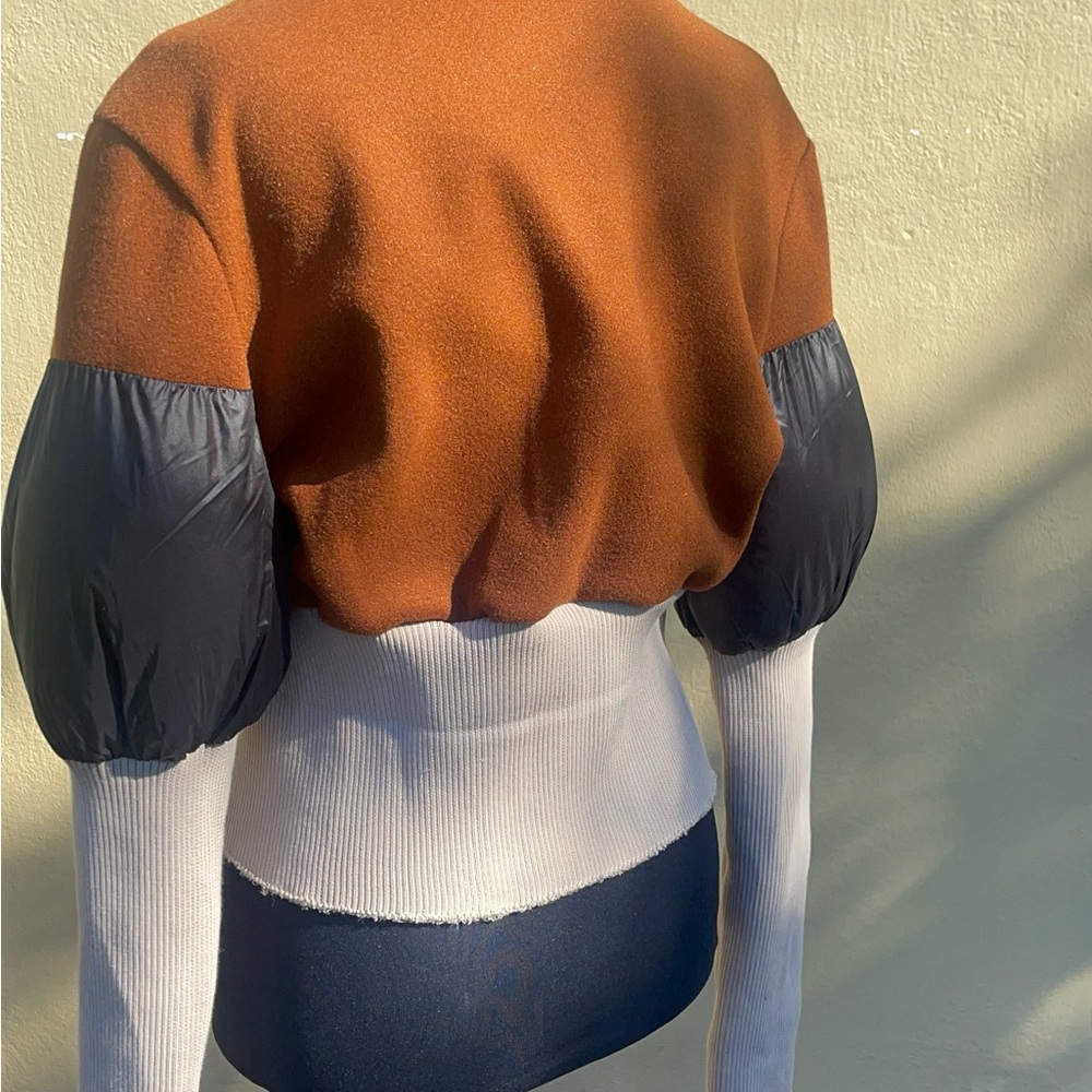 Source Unknown Orange and Black Jacket - image 3